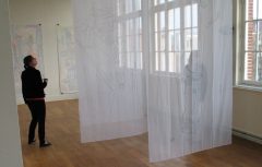 Ausstellung »Holger Bunk – werken op papier en stof«, Reuten Galerie Amsterdam (2004)
