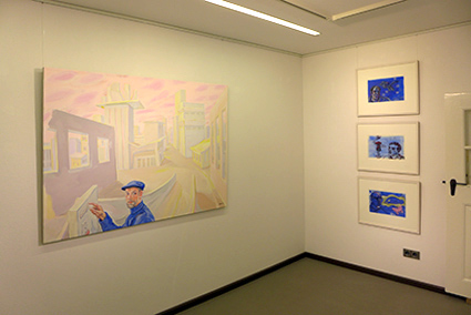 Blick in den Kunstraum Neuruppin (2015)