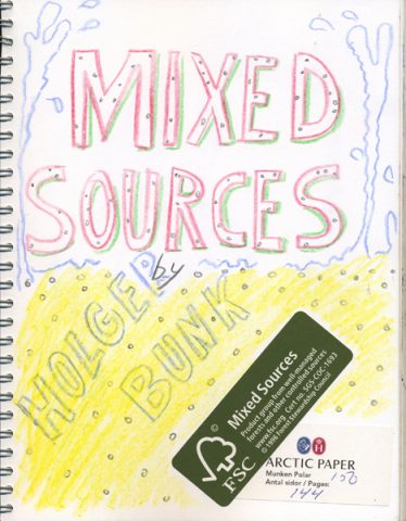 Holger Bunk – Mixed Sources Cover (2012)