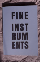 Katalog »Fine Instruments« – Klasse Bunk | ABK Stuttgart
